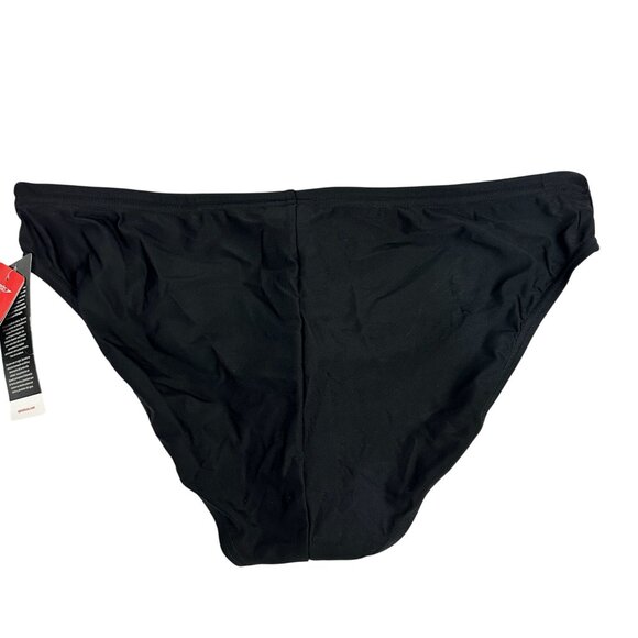 Speedo Mens PowerFLEX Eco Swim Brief Size 38 Black Durable Stretch Material - Picture 8 of 13